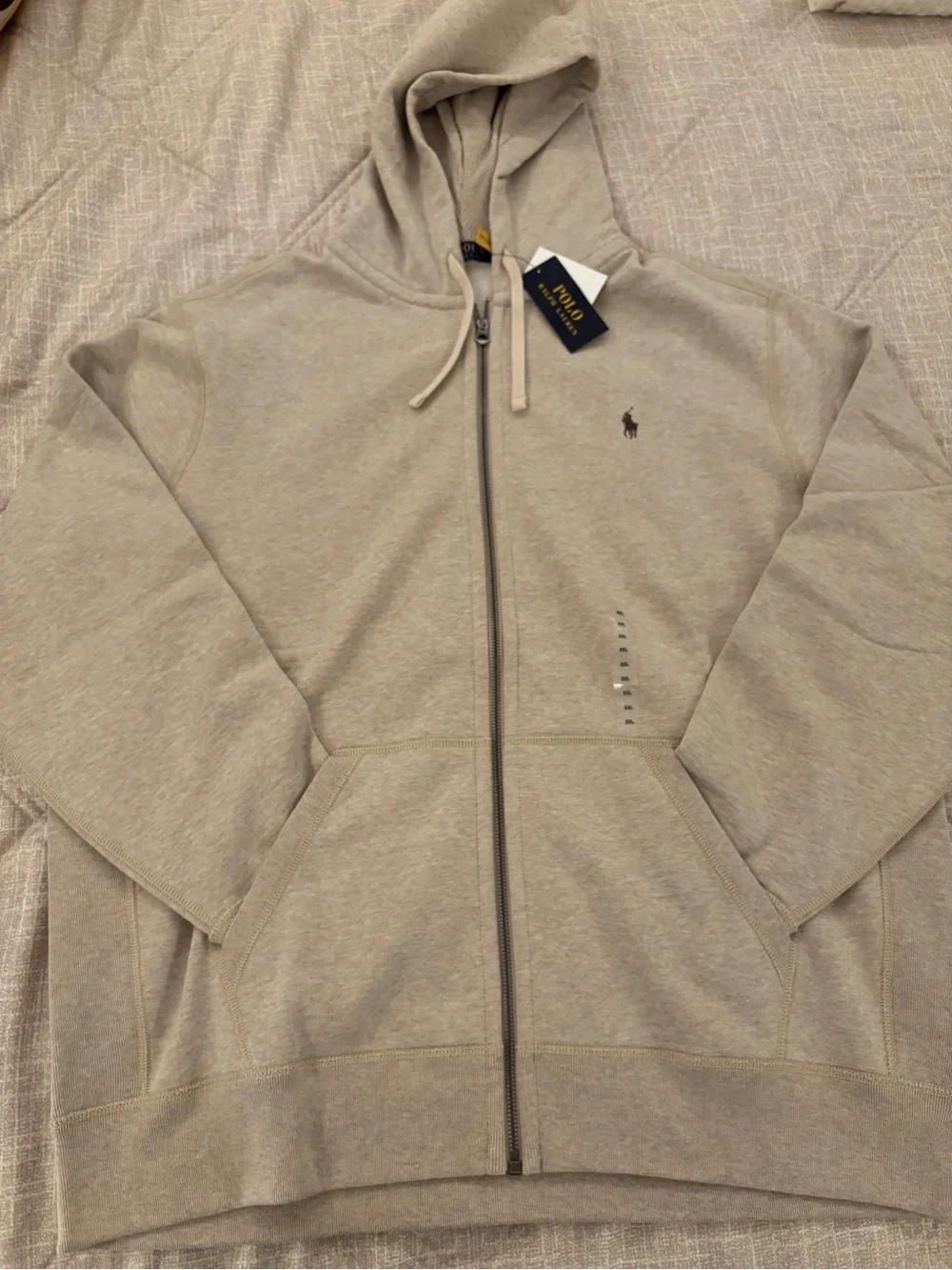 Polo Ralph Lauren: Blue Full-Zip Drawstring Hoodie - Size XXL - NWT, Unused